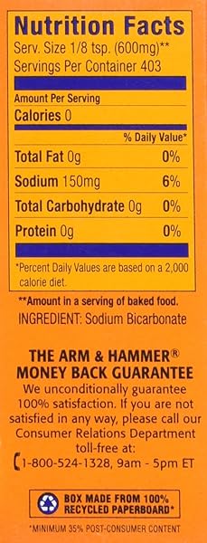 ARM & HAMMER PURE BAKING SODA, 8 OZ