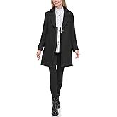 KARL LAGERFELD Womens Solid Texture Wool Classic One Button Blazer