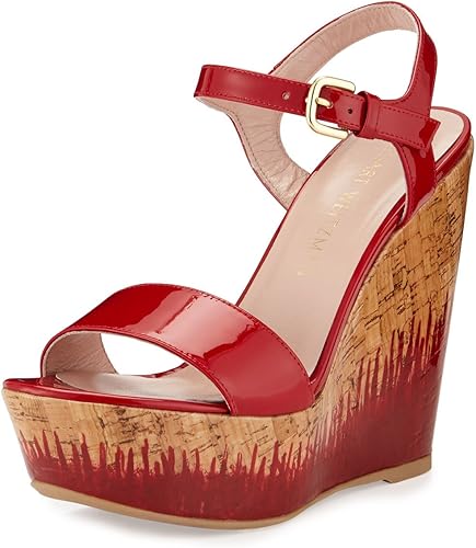 stuart weitzman patent leather sandals