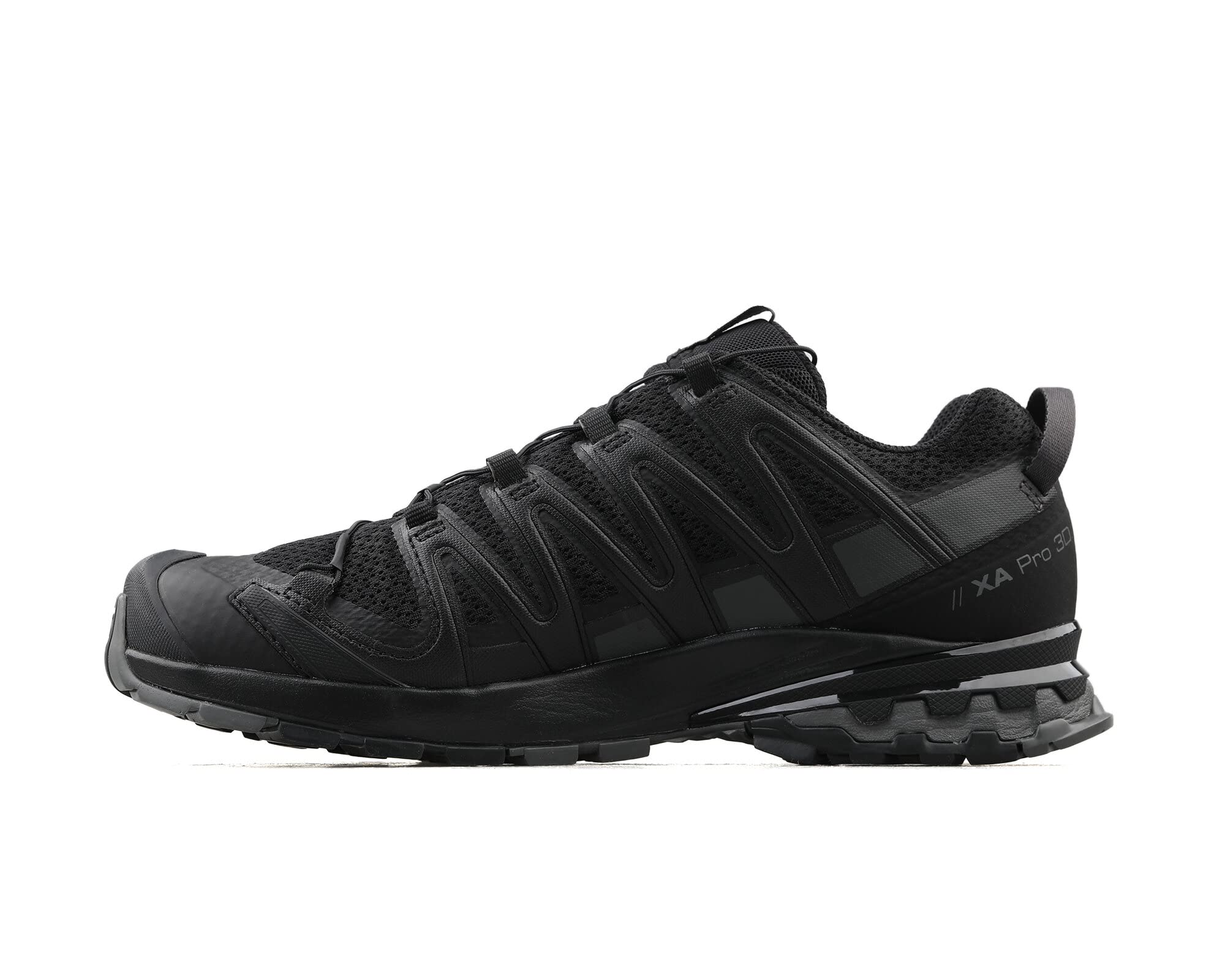 Salomon Men's XA PRO 3D V8 Trail Running Shoes for Men, Black/Black/Magnet, 12.5