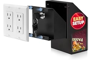 Elder Welder® Electrical Outlet Hidden Wall Safe | 100% Real Wall Plate Included | Easy to Install | Hidden Safe for Money | Wall Safes Between Studs | Secret Storage | Invisible Safe