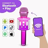 Move2Play Kids Karaoke Microphone Bluetooth Pre-Loaded Songs 20 Nursery Rhymes view 3