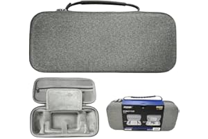 AZURAOKEY EVA Portable Storage Bag Compatible with PlayStation Portal, Shockproof Hard Carry Bag Anti-Scratch with Mesh Pocke