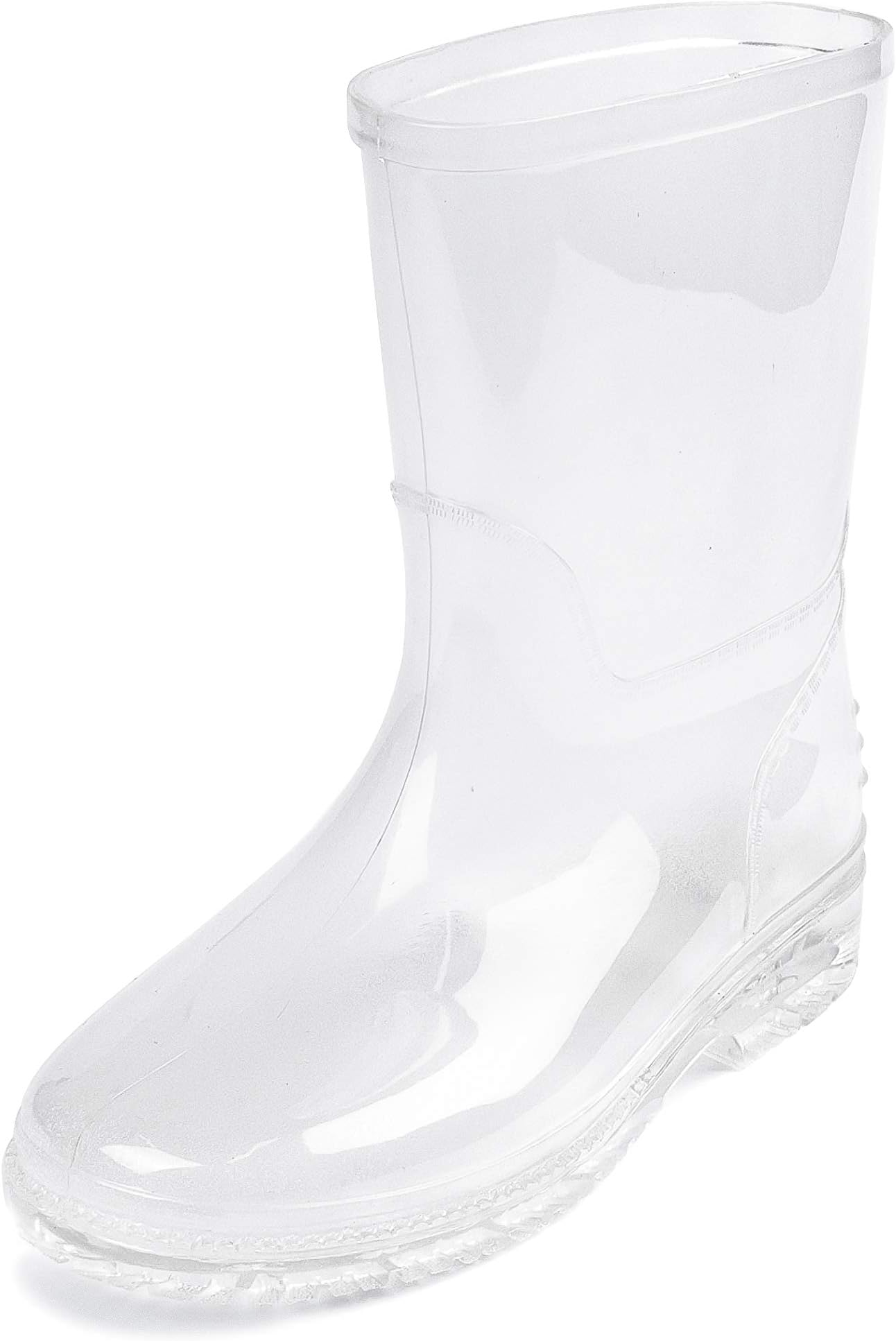 DKSUKO Kids Wellies Mid Calf Wellington Boots Toddler Waterproof Rain Boots for Girls Boys