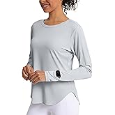 CHALLMOTI Women's Sun Shirts UPF 50+ Long Sleeve UV Protection Shirt Rash Guard Lightweight Quick Dry SPF Workout Hiking Tops
