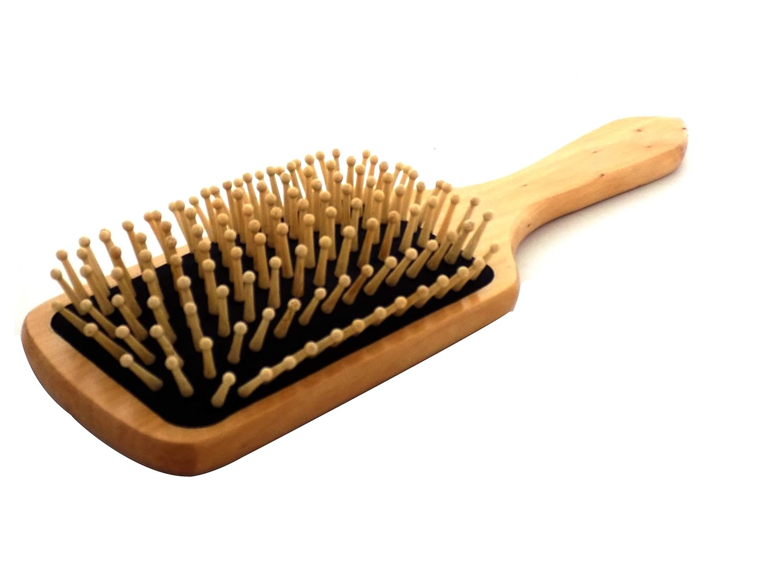 Buy Majik Soft Bristle Wooden Flat Hair Brush For Men And Women