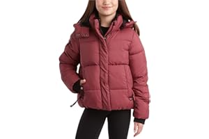 CANADA WEATHER GEAR Girls' Winter Coat - Heavyweight Quilted Puffer Parka - Weather Resistant Insulated Ski Jacket (7-16)