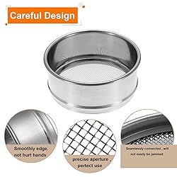 PATIKIL 20 Mesh Lab Sieve, 4" Diameter Test Sieve