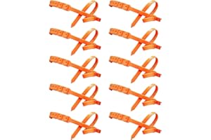 Tire Snow Chains, Snow Zip Ties for Tires | Automotive Wheel Anti-Skid Chain,for Sedan SUV Truck Outdoor Winter Driving