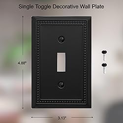 OKAWYC Single Toggle Light Switch Cover Belaire