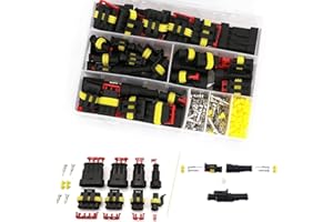 MUYI - Waterproof Wire 1.5mm Series Terminal Connector (1-4pin Connector(384 pcs))