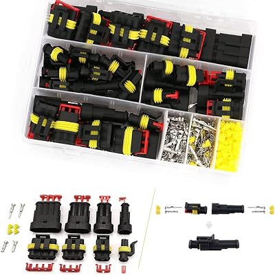 MUYI - Waterproof Wire 1.5mm Series Terminal Connector (1-4pin Connector(384 pcs))