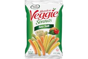 Sensible Portions Garden Veggie Sea Salt Straws, 7 oz