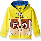 PAW Patrol Boys' Toddler Character Big Face Zip-up Hoodies