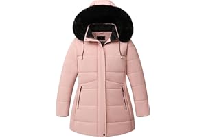 KAIDER Women's Plus Size Winter Coat Waterproof warm Down Coat Detachable Hooded Parka Jacke
