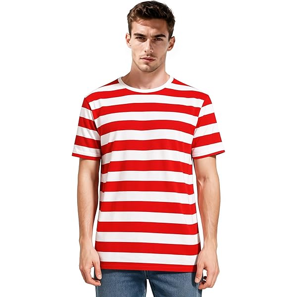 Floerns - Playera De Manga Corta Para Hombre Con Cuello