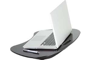 Honey-Can-Do TBL-02869 Portable Lap Desk with Handle, 23 by 16 by 2.5-Inch, Black