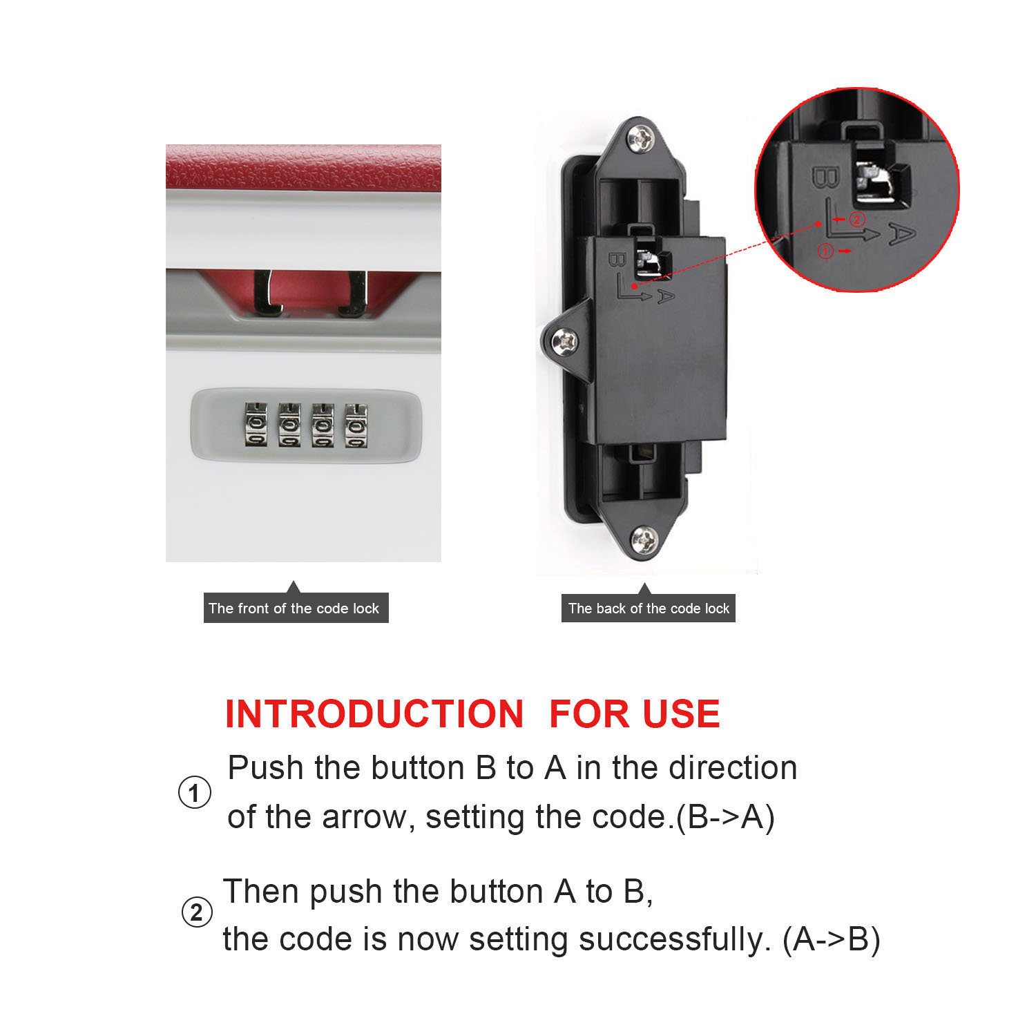 Jewellery Box Organizer Locable Storage Case Drawer 2 Layers Holder Cabinet Combination Necklace Earrings Expensive Display Cases,Blue (Red)