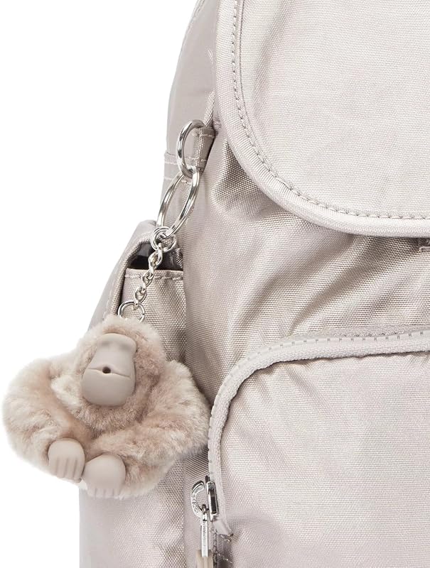 CITY PACK MINI Kleiner Rucksack, Metallic Glow (Silber)