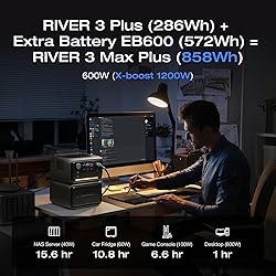 EF ECOFLOW Portable Power Station RIVER 3 Plus with