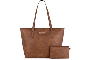 Montana West Tote Bags Vegan Leather Purses and Handbags for Women Top Handle Ladies Shoulder Bags