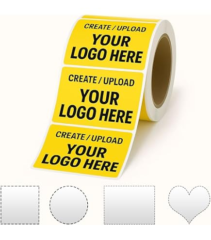 Personalized Business Labels Custom Logo Stickers & Labels - Design ...