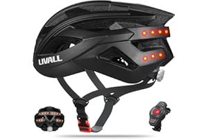 LIVALL Smart Bike Helmet with Taillights, Bluetooth Cycling Helmet with Speakers and Microphone, SOS Alert and Remote Control