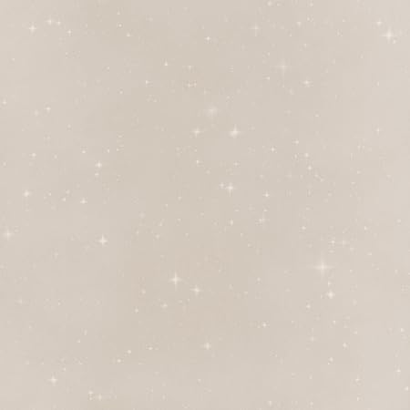 Parato Ciel étoilé Beige Avec étoiles Blanches En Tnt Iris