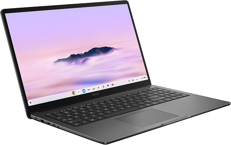 Chromebook Plus CX15 CX1505CTA-S70031 - Ordenador Portátil 15.6" Full HD (Intel Core 3 N355, 8GB RAM, 128GB eMMC, Graphics, ChromeOS) Gris Roca - Teclado QWERTY español