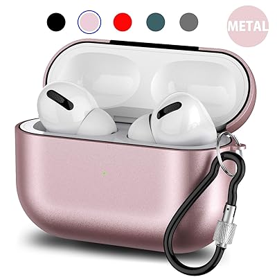Buy Rose Gold Metal Airpods Pro Case Cover at Ubuy Kuwait