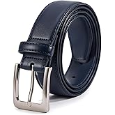 VATAN Men's Genuine Leather Dress Belts, Handmade Classic Every Day Leather Jeans Belt for Men Work Business Casual