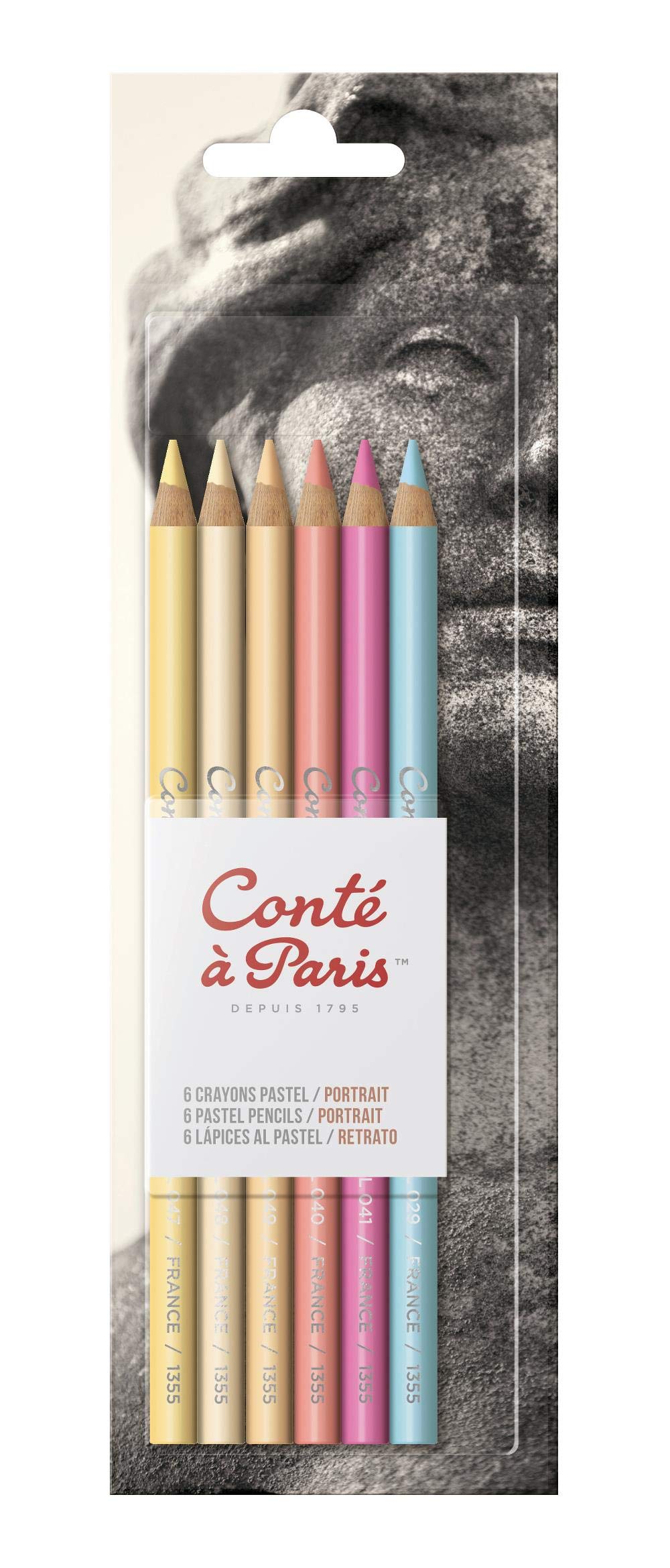 Conté à Paris Portrait Pastel Pencil (Pack of 6)