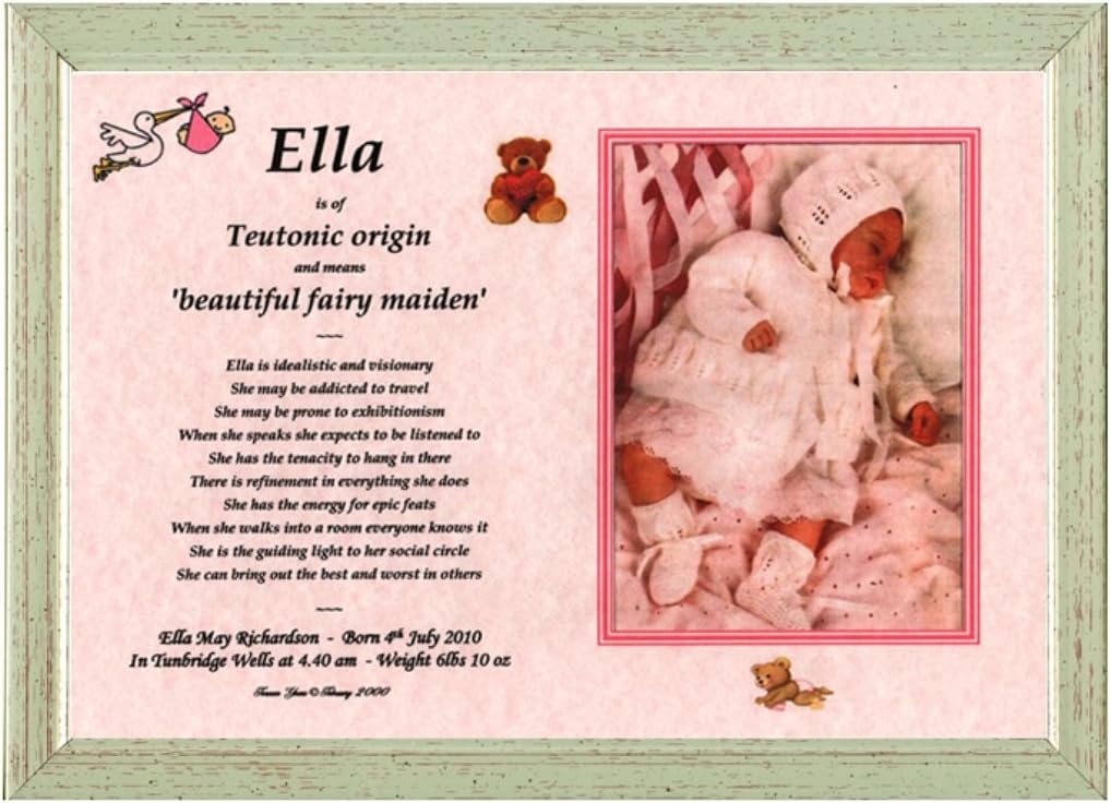 personalised new baby girl gifts