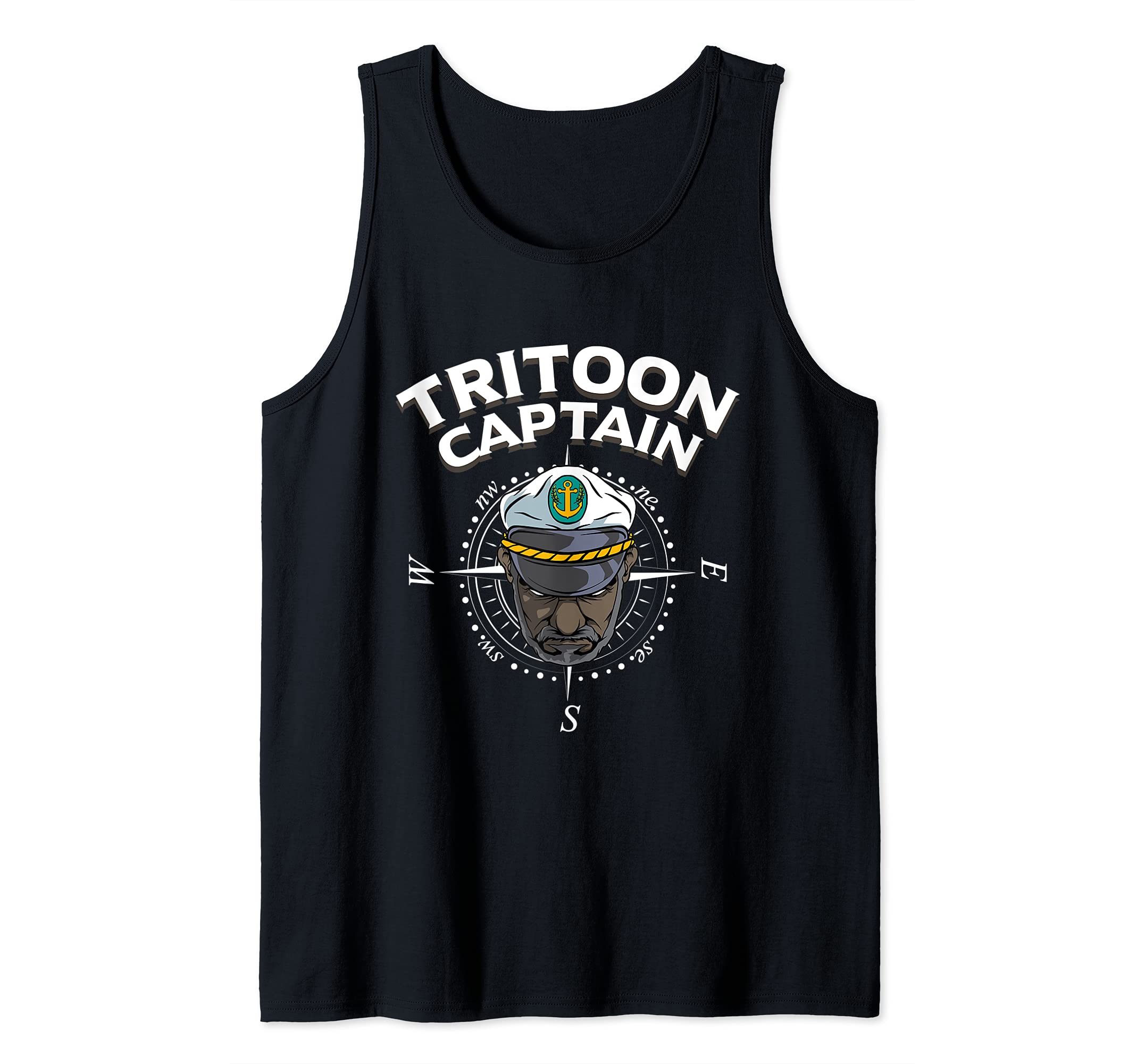 Tritoon Captain Pontoon Captain Tank Top