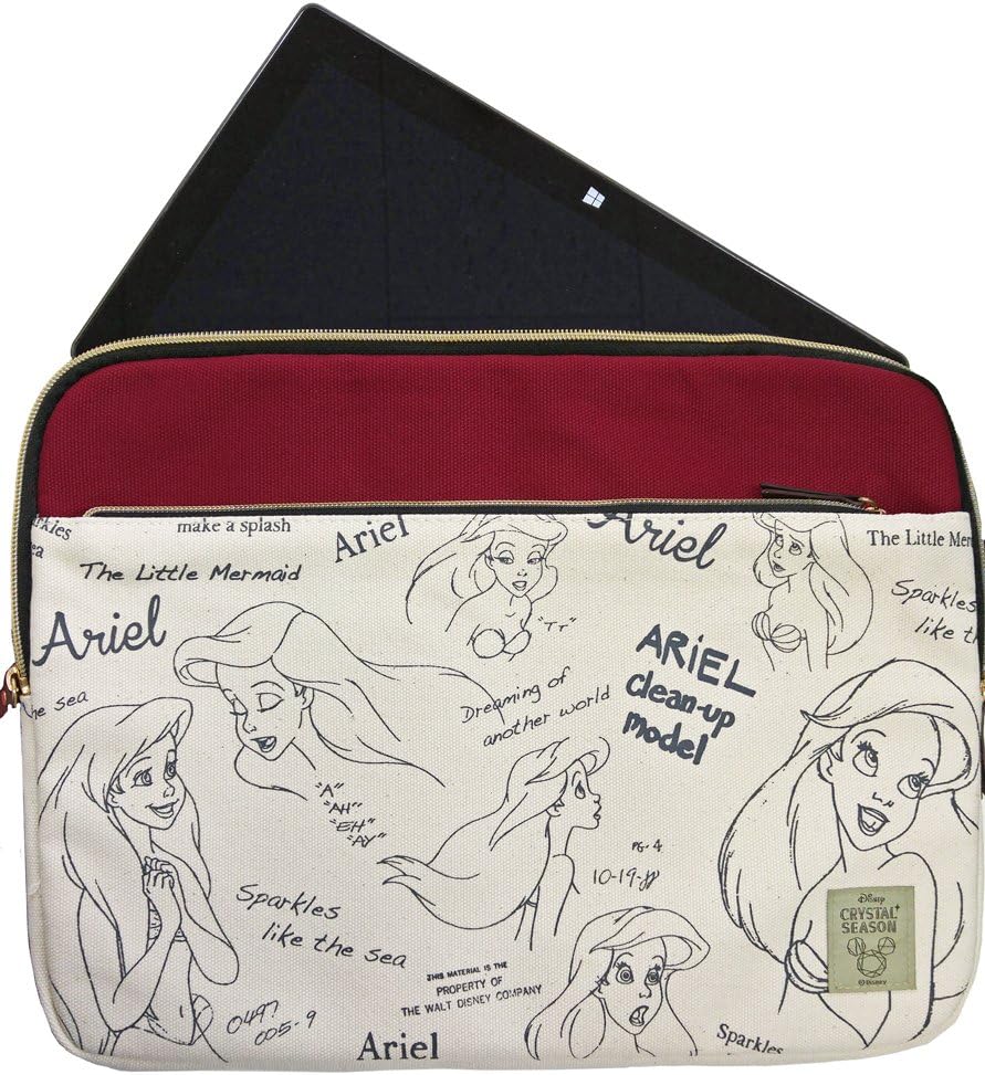 Amazon デルフィーノ パソコンケース ディズニー クリスタルシーズン プリンセス アリエル Dz 文房具 オフィス用品 文房具 オフィス用品