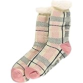 Lazy One Plush Nonskid Socks With Cute Designs for Women, Fuzzy Sherpa Fleece-Lined