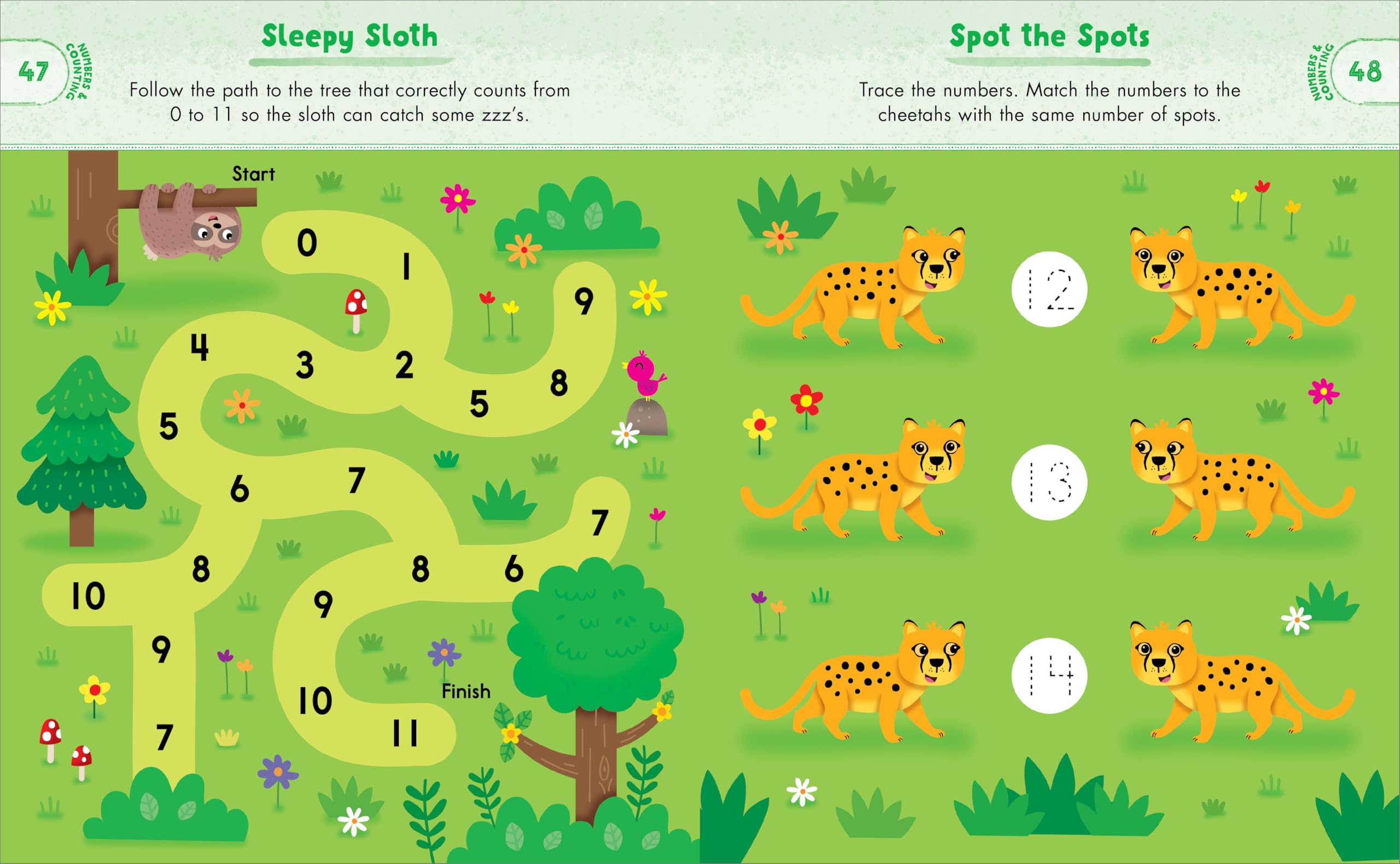 Kindergarten Activity Book: Zoo Animals: 75 Games to Practice Early Reading, Writing, and Math Skills (School Skills Activity Books)