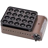Iwatani カセットガスたこ焼器 スーパー炎たこ(えんたこ) ブロンズ&ブラック CB-ETK-1