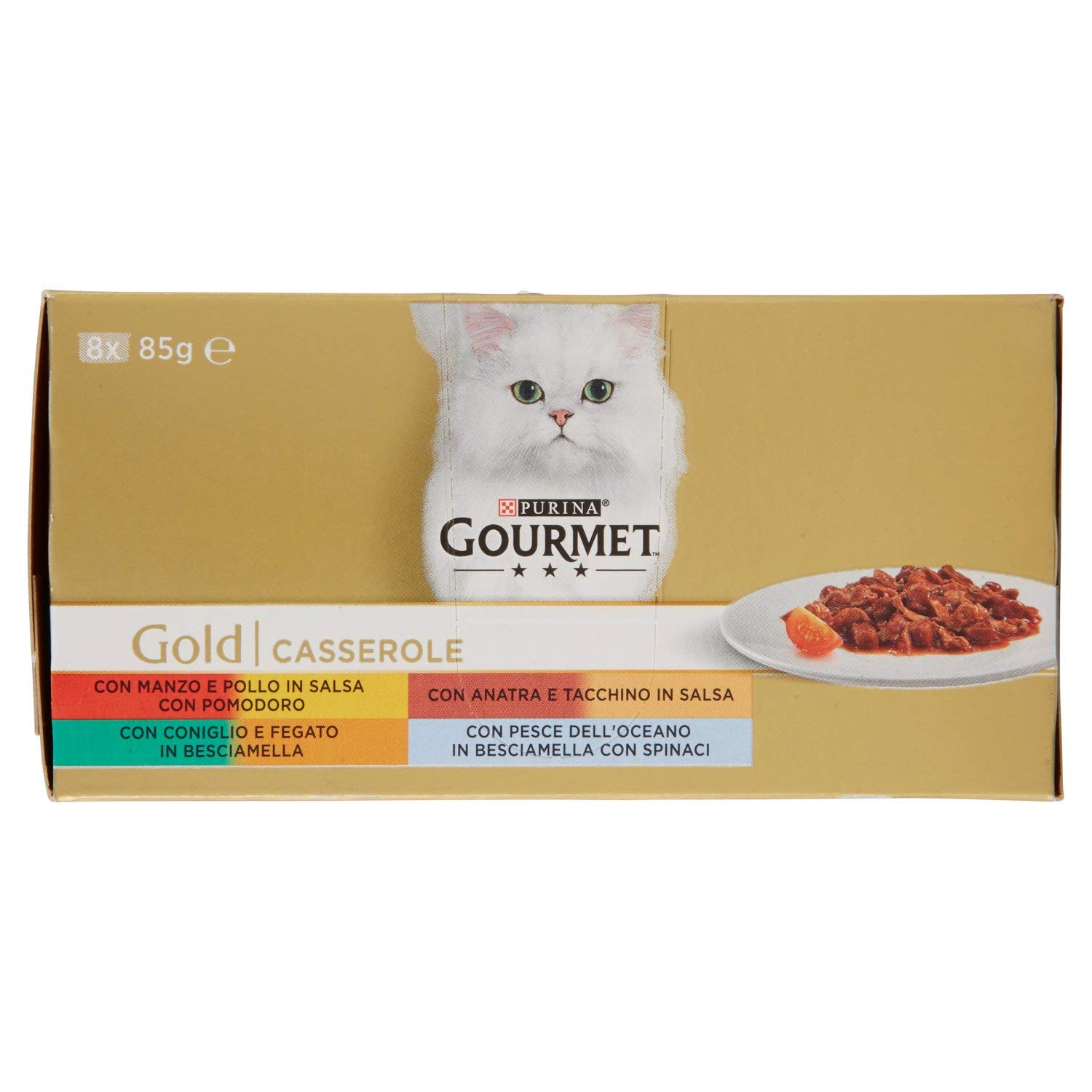 Purina Gourmet Gold Umido Gatto Casserole Con Manzo E Pollo
