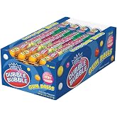 Dubble Bubble Gumballs (Pack of 24) | 12 Gumballs per Tube, Assorted Fruit Flavors, Kosher, Peanut Free, Gluten Free