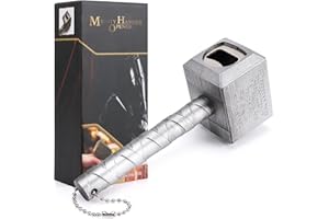 Bottle Opener - Lmaytech Upgraded Beer Opener Beer Bottle Opener with Magnet, Beer Gifts for Men, Husband, Dad, Boyfriend (Silver)