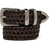 Perry Ellis Men's Portfolio Braided Leather Belt