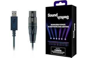 SoundSwitch Micro DMX Interface - Ultra-Compact USB to DMX Interface with 3-Month Free SoundSwitch Software Access