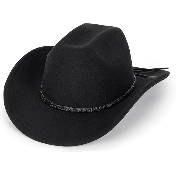 Western Cowboy Hat for Men Women Classic Roll Up Fedora Hat  display picture 1