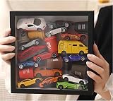 GSHUR 3D Shadow Box 22x22cm Deep Frame 5cm Depth Black MDF view 4