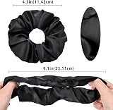 Lolalet Satin Scrunchies Hair Ties Ponytail Holders 6 Pack Women Girls Thick view 6