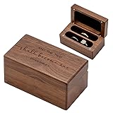 MUUJEE Engraved Ring Box (Two Become One) - Wedding