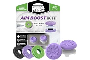 KontrolFreek Aim Boost Kit for Xbox One and Xbox Series X Controller | Includes Performance Thumbsticks and Precision Rings | Galaxy Edition