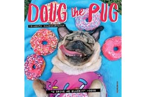 Doug the Pug 2025 7" x 7" Mini Wall Calendar