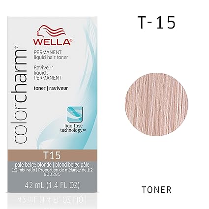 Wella Color Charm Toner T15 Pale Beige Blonde 1 4 Ounce Amazon